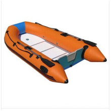 2014 Novo Design Popular Bonito Barco Inflável Laranja para Pesca